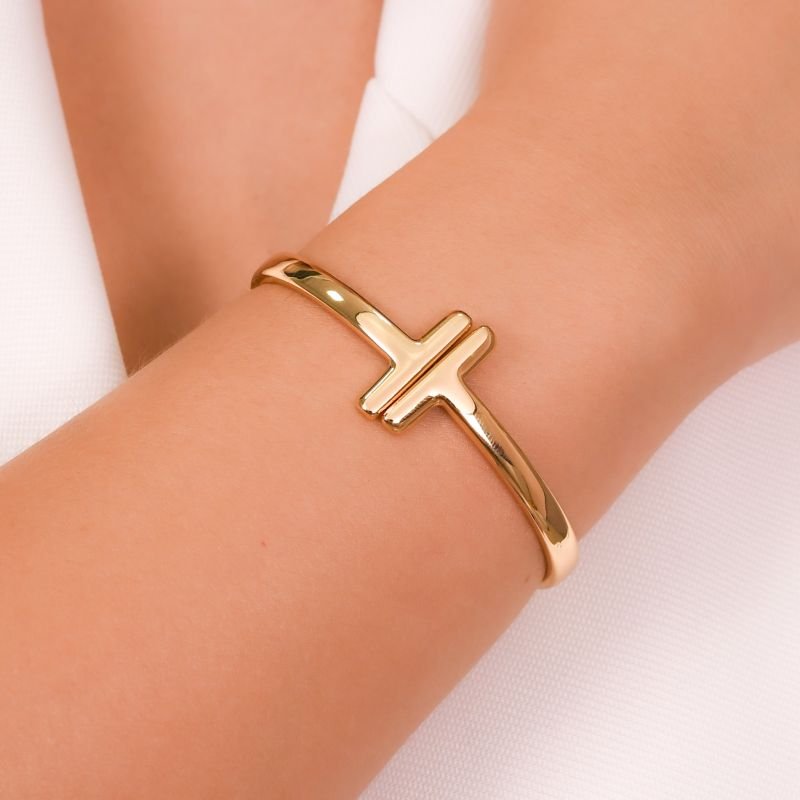 Bracelete abraço inspiração Tiffany