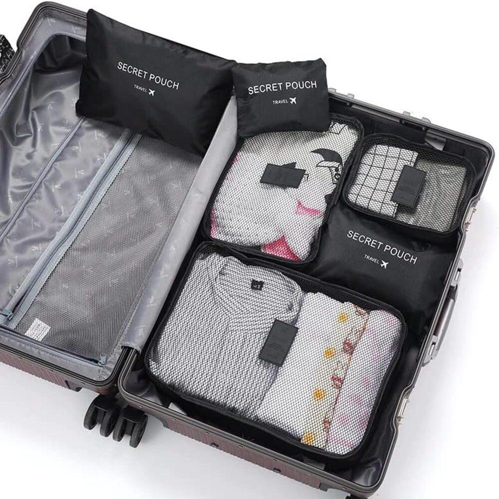 Kit Organizador de Mala 6 Peças