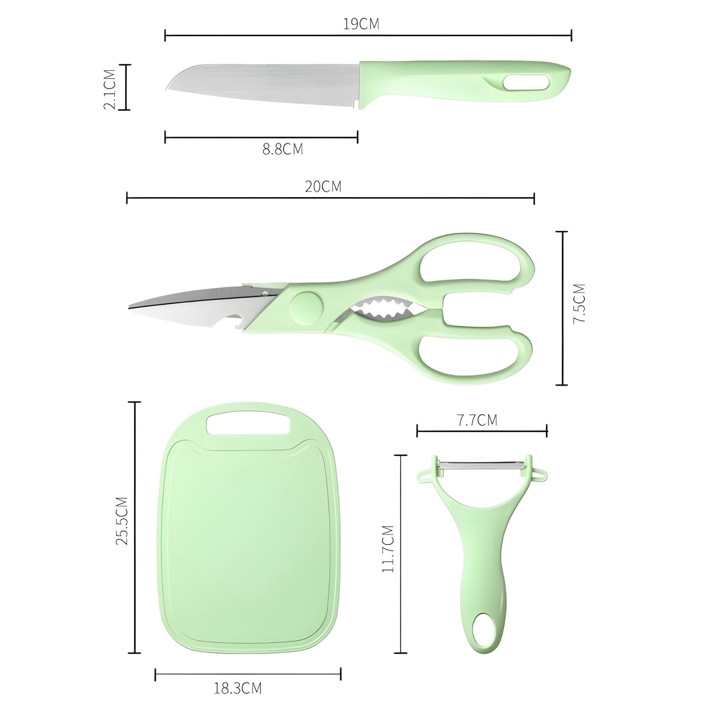 Kit 4 Peças Cozinha