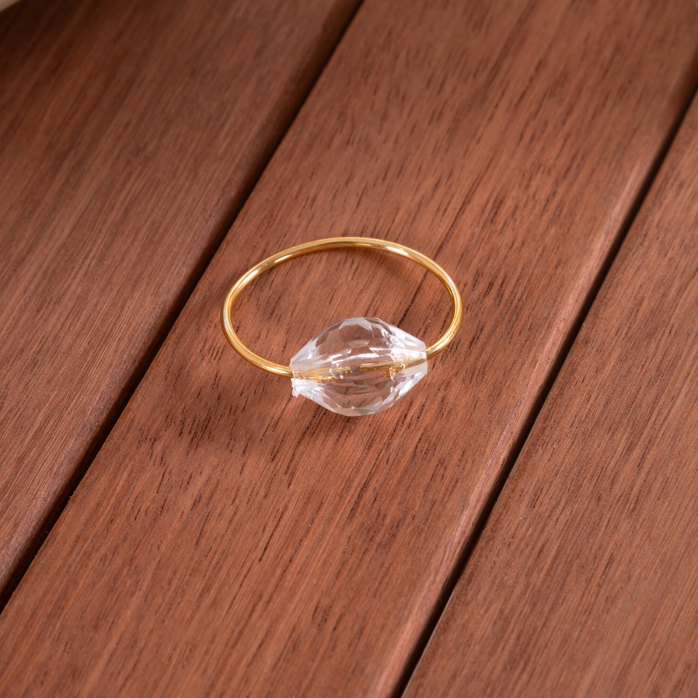 Kit 2 Anéis Para Guardanapos Dourado