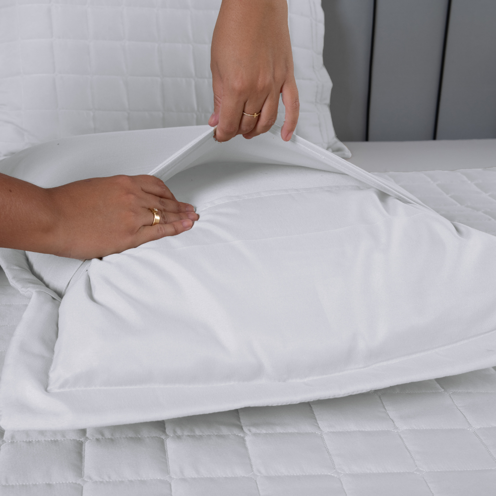 Kit Cobre Leito Matelado 3 Peças King