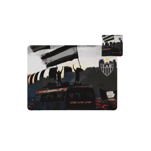 Kit Jogo Americano - Lutar lutar lutar 4 peças