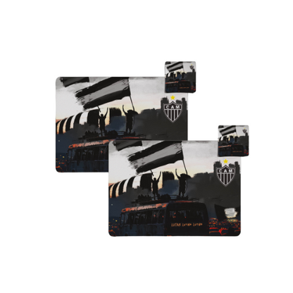 Kit Jogo Americano - Lutar lutar lutar 4 peças