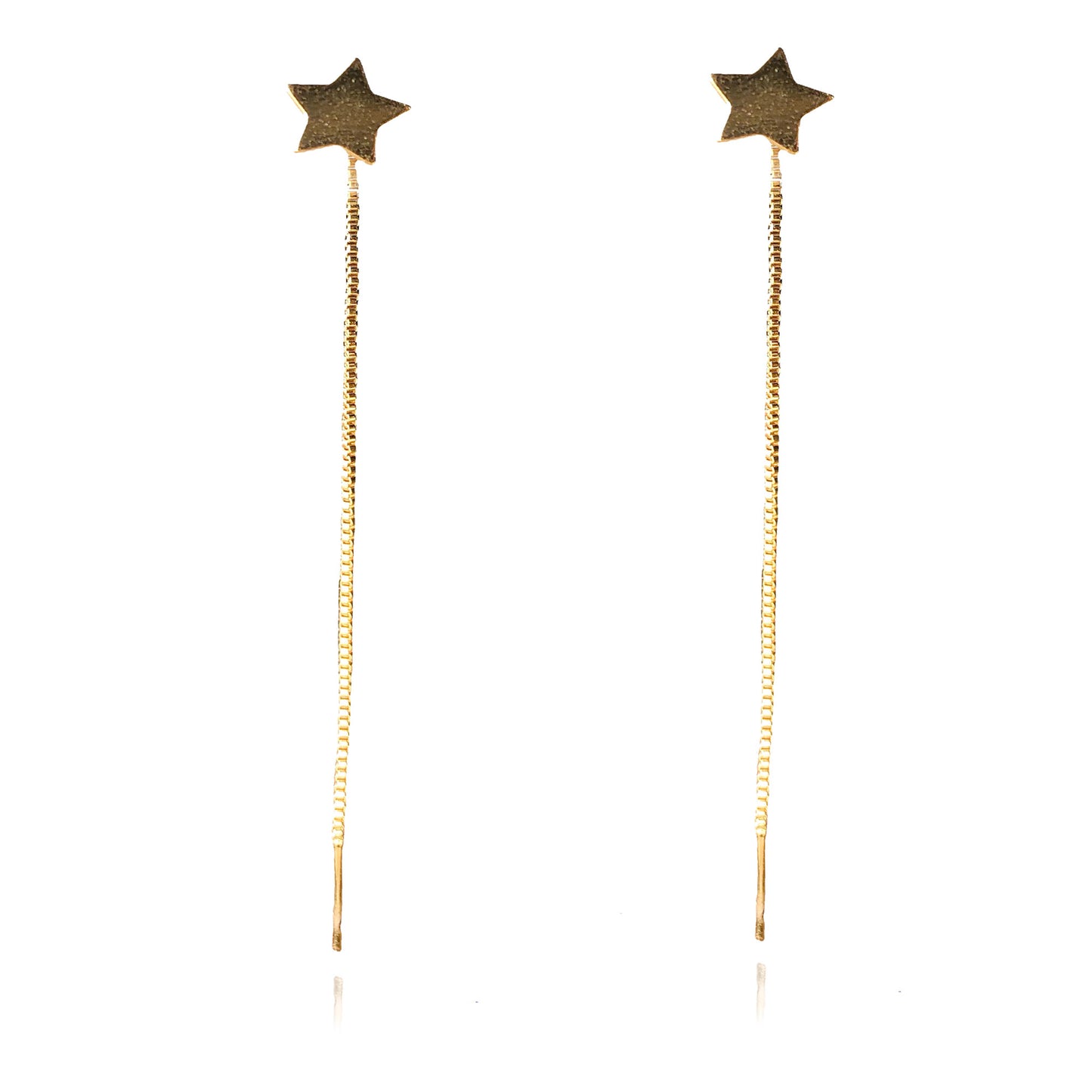 Brinco de Fio Com Estrela