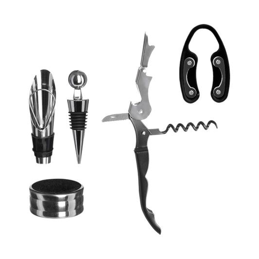 Kit Acessórios Para Vinho 5 Peças