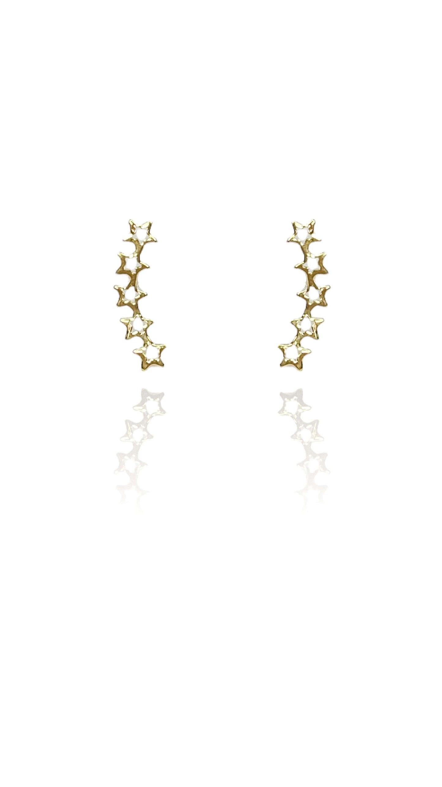 Brinco Ear Cuff Estrelas Pequenas
