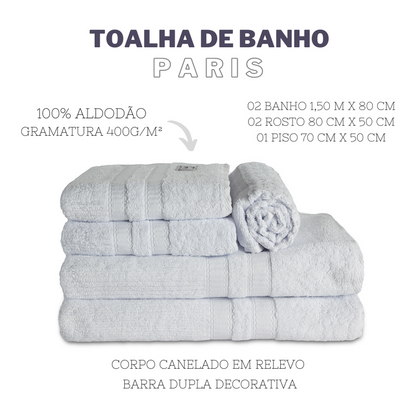 Jogo de banho paris 5 Peças