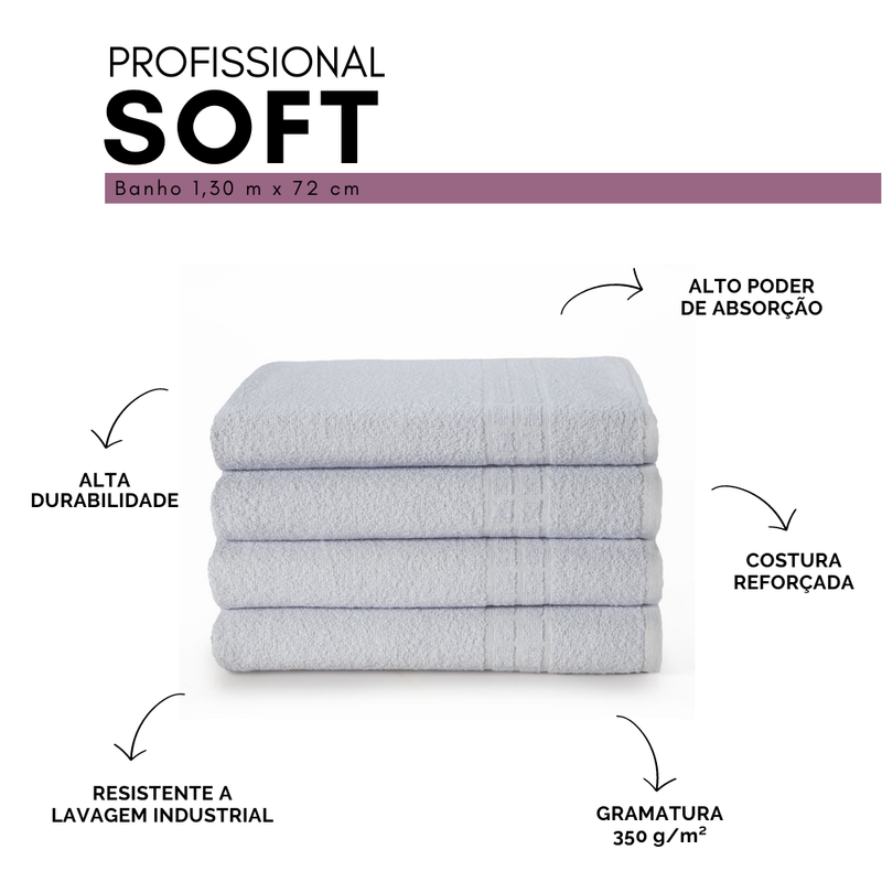 AVULSA DE BANHO 1 PEÇAS SOFT  - Cor:Branco (PROF_99004)