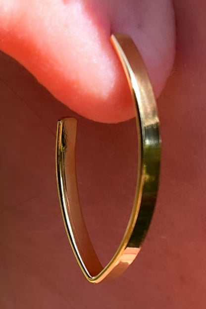 Brinco Argola Oval