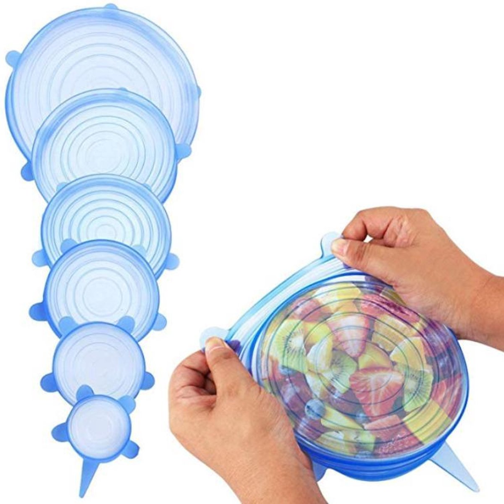 Kit de Tampas de Silicone Universal – 6 peças (smk08)
