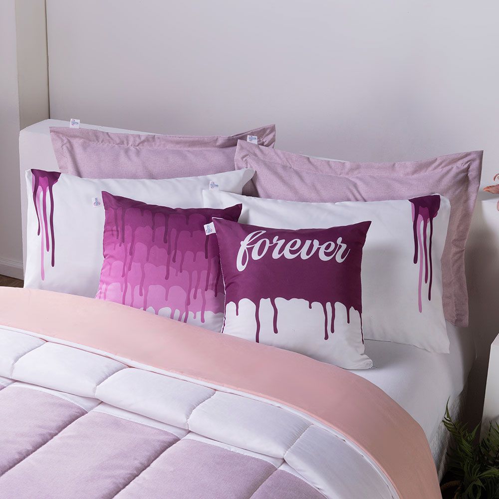Kit Edredom Linho Colorful Casal Queen
