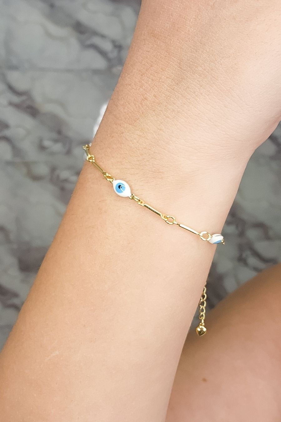 Pulseira com Olho Grego