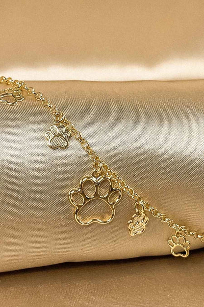 Pulseira com Patinhas de Cachorro