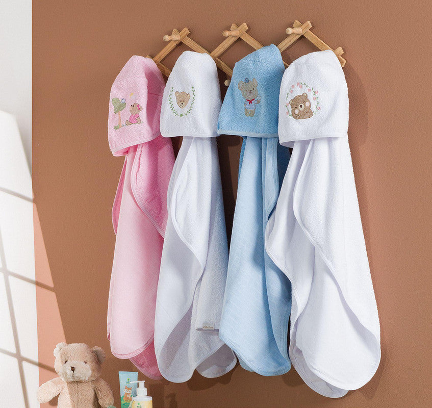 Toalha Para Bebes Com Fralda e Capuz