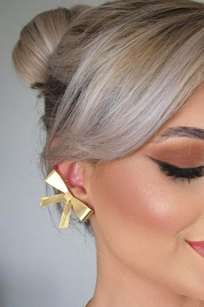 Brinco Ear Cuff Laço Grande