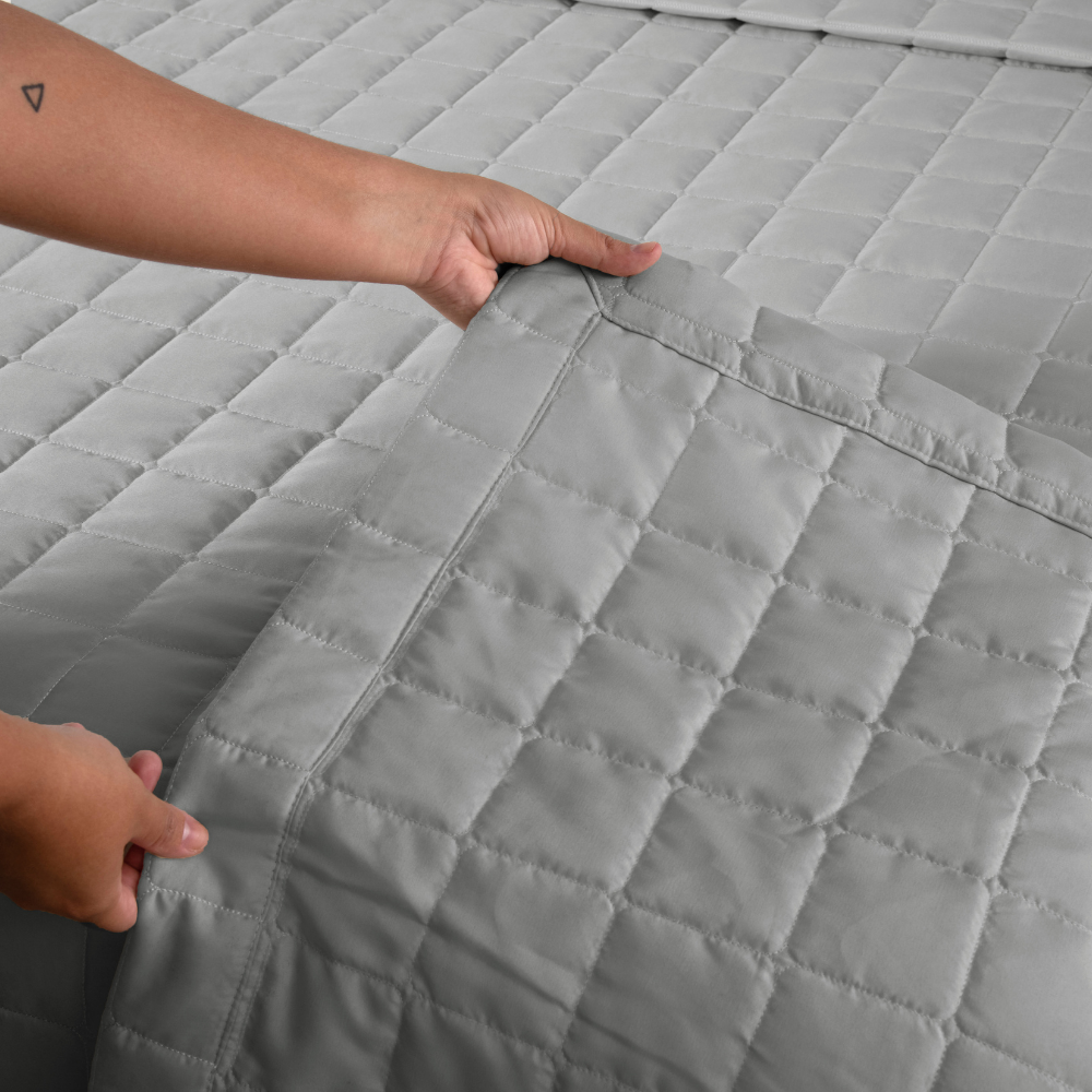 Kit Cobre Leito Matelado 2 Peças Solteiro