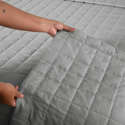 Kit Cobre Leito Matelado 2 Peças Solteiro