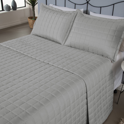 Kit Cobre Leito Matelado 3 Peças Queen